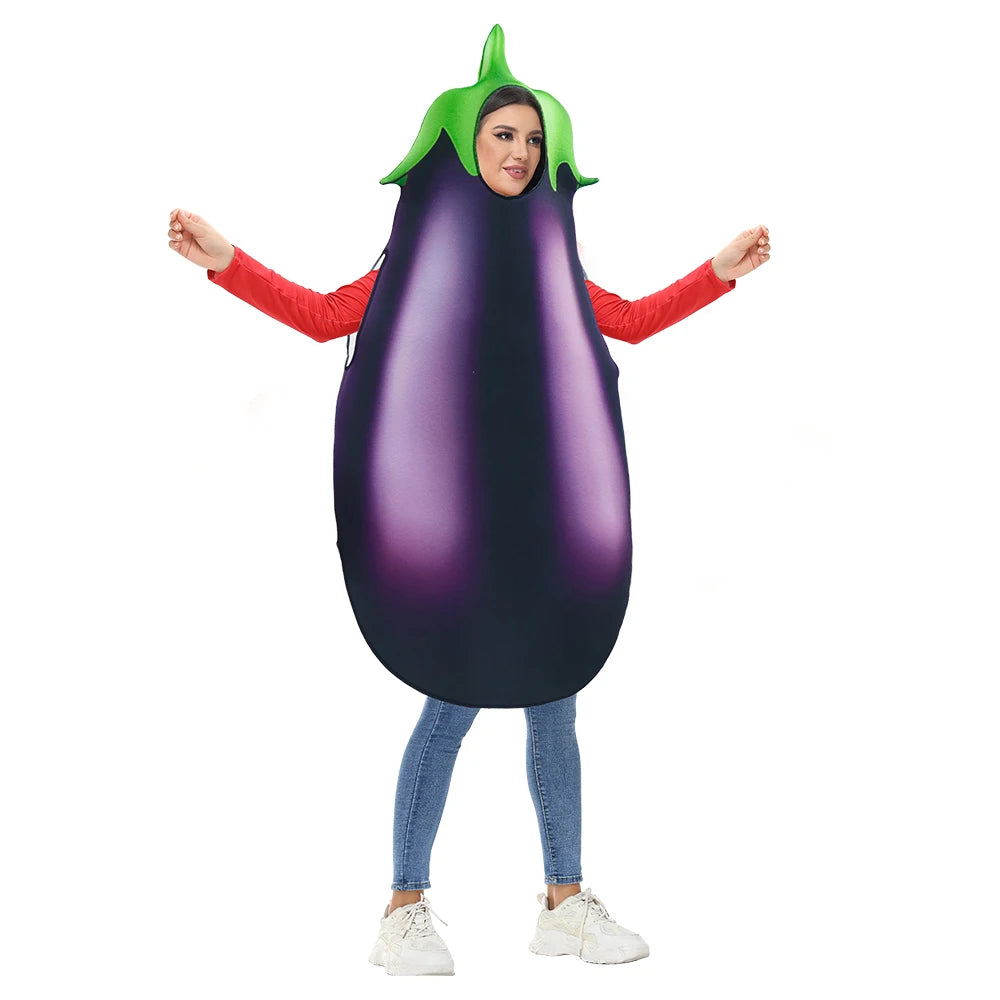 Aubergine Kostuum