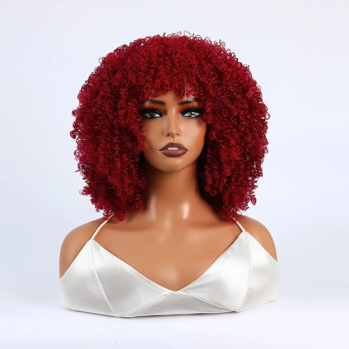 Grote Bos Kroeshaar Pruik