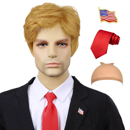 Trump Pruik Set