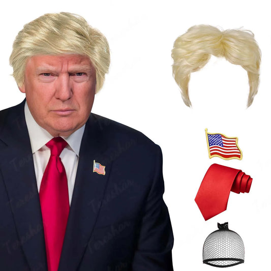 Trump Pruik Set