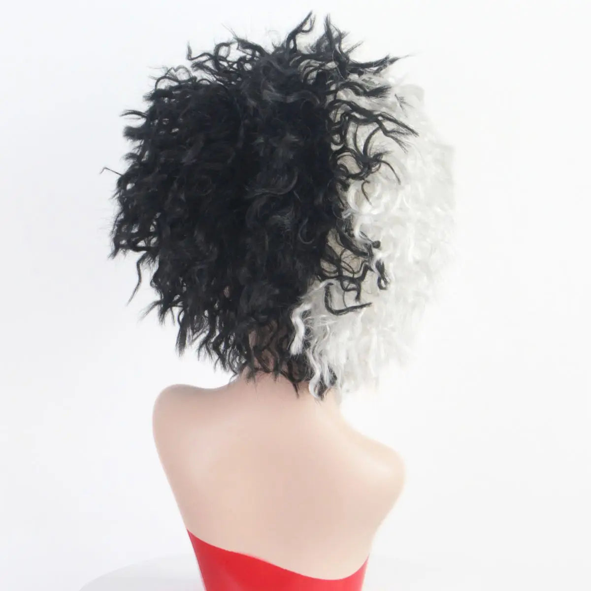 Cruella Pruik Zwart/Wit